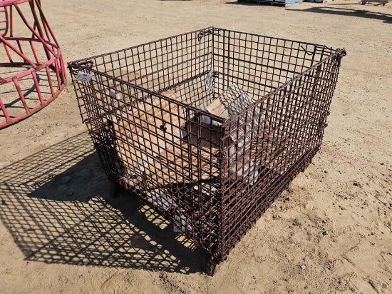 2575 - 4' X 4' METAL CRATE