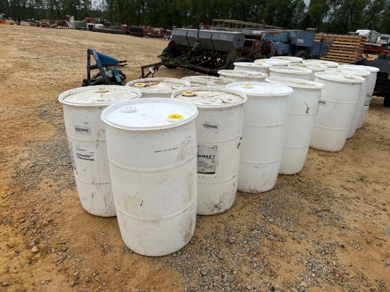 2591 - 8 - 30 GALLON PLASTIC DRUMS