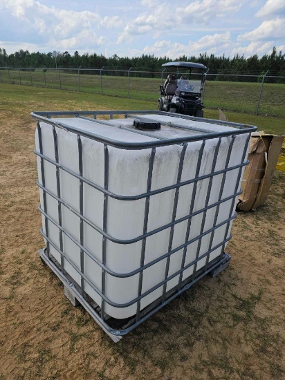 2857 - 250 GAL. CHEMICAL TOTE WITH CAGE