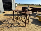 2368 - STEEL WORK TABLE AND VICE