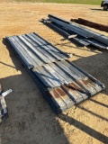 2422 - BUNDLE OF MISCELLANOUS GALVANIZED ROOFING