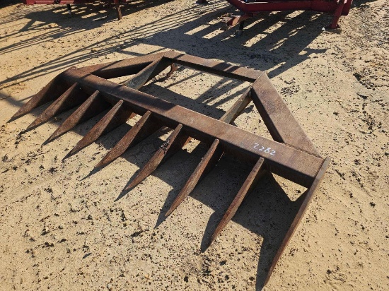 2282 - ABSOLUTE - 8' WHEEL LOADER ROOT RAKE | Heavy Construction ...