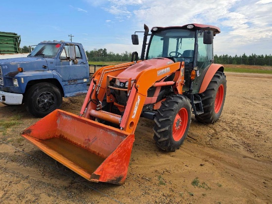 1111 - Kubota M5-091 Cab 4wd Tractor (Salvage)
