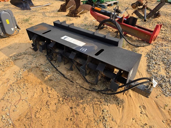 113 - Jct Skid Steer Hydraulic Tiller