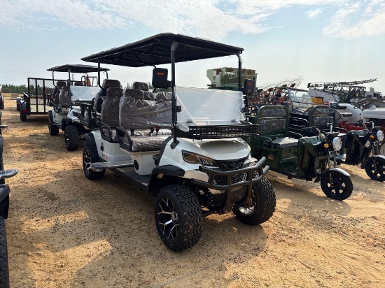 211 - ABSOLUTE - NEW HQ100 6 PASSENGER GOLF CART