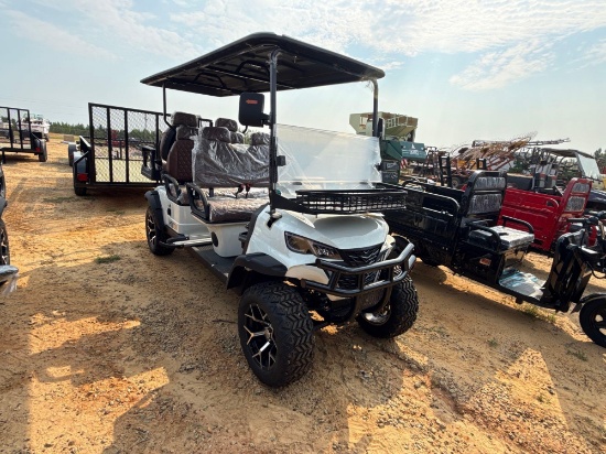 212 - ABSOLUTE - NEW HQ100 6 PASSENGER GOLF CART