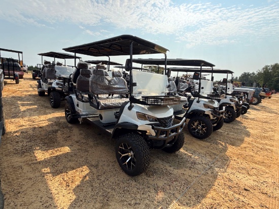 215 - ABSOLUTE - NEW HQ100 6 PASSENGER GOLF CART