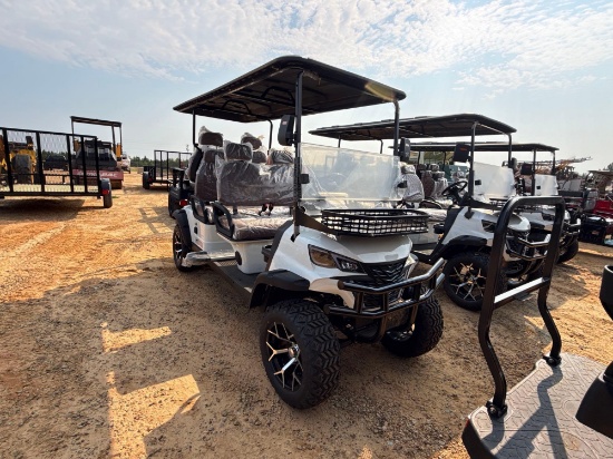 216 - ABSOLUTE - NEW HQ100 6 PASSENGER GOLF CART