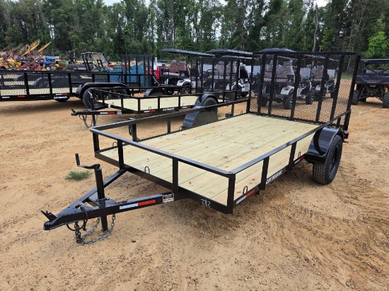282 - ABSOLUTE - NEW 6'4" X 12' TRAILER *