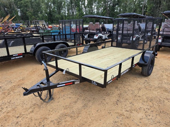 286 - ABSOLUTE - NEW 6'4" X 12' TRAILER *