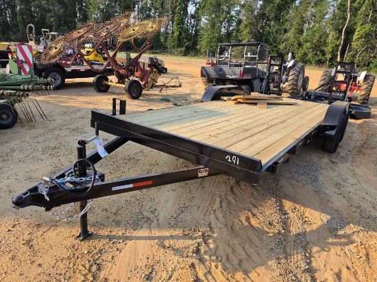 291 - ABSOLUTE - NEW 6'10" X 20' TRAILER *