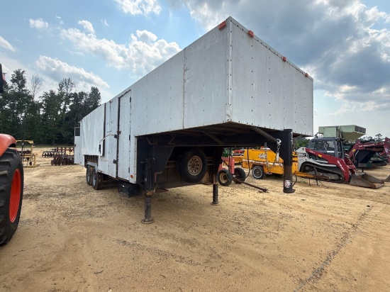 317 - 8' X 28' Enclosed Gooseneck Trailer *