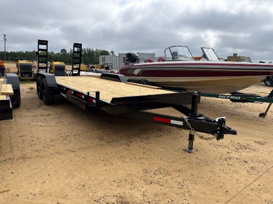 669 - ABSOLUTE - NEW 6' 10" X 22' TRAILER *