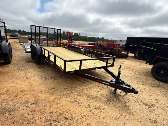 684 - ABSOLUTE - NEW 76" X 16' TRAILER *