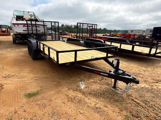 685 - Absolute - New 76" X 16' Trailer *