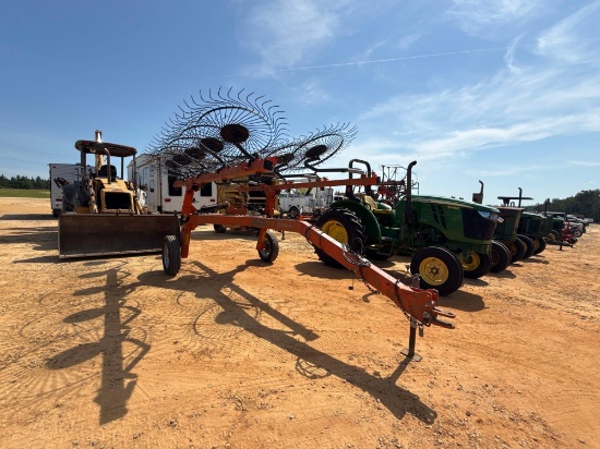 730 - KUBOTA RALLOCK 10 WHEEL HAY RAKE