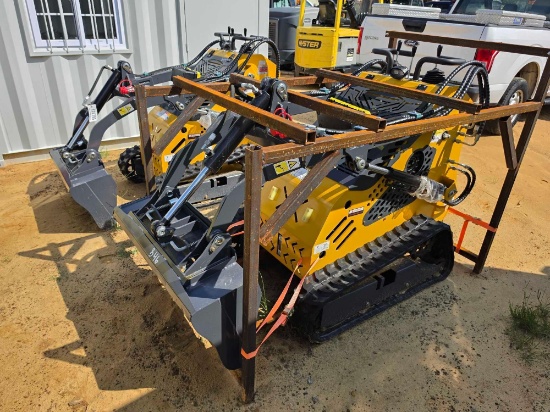 846 - ABSOLUTE - MODEL SSL60 STAND ON MINI SKID