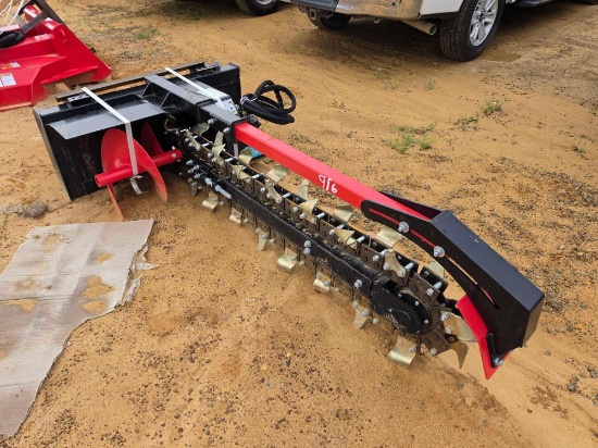 916 - ABSOLUTE - RAYTREE RMT48 SKID STEER TRENCHER