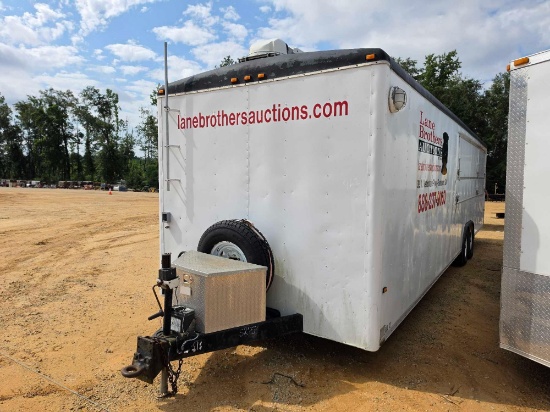 962 - WELLS-CARGO 8' X 32' ENCLOSED TRAILER *