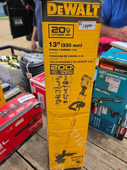 2176 - Dewalt 20v Weed Eater, Charger & Battery