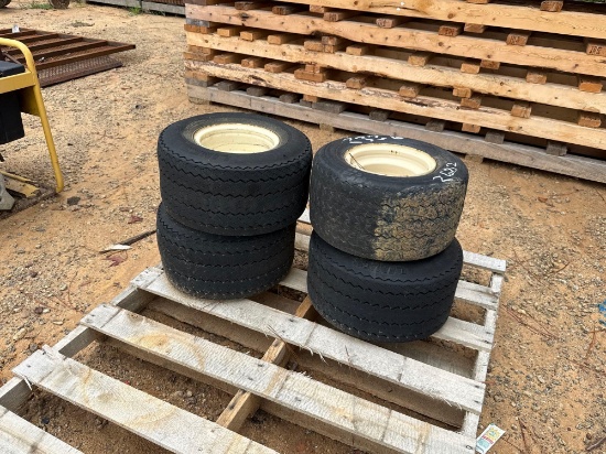 2326 - (4) 18 X 8.50 CARLISLE GOLF CART TIRES
