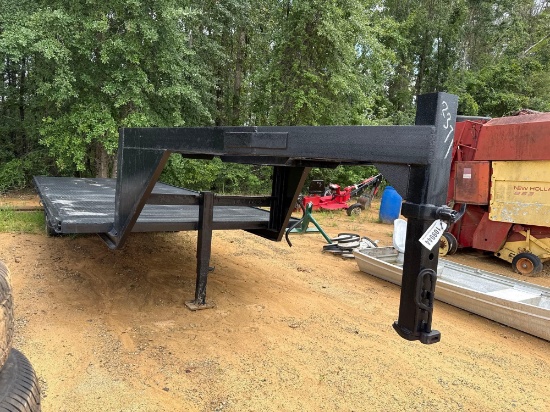 2371 - 91" X 21' Homemade Gooseneck Trailer *