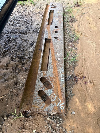 2376 - (2) Stamped Rear Dump Trailer Plates
