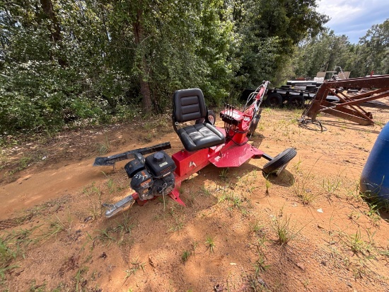 2377 - Central Machinery 9 Hp Ride On Trencher