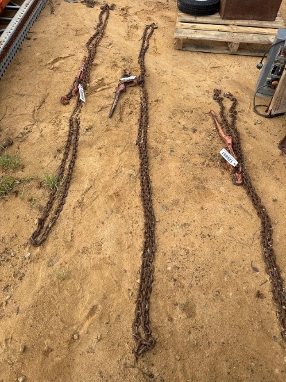 2481 - 20' CHAIN & CHAIN BINDER