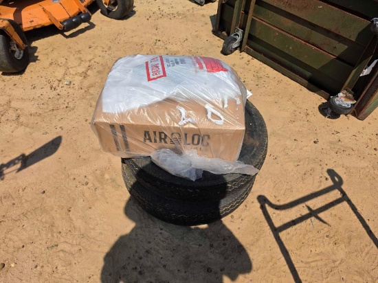 2817 - (2) Trailer Tires & (8) Tubes