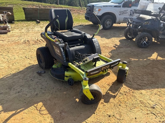 2847 - Ryobi Zt480ex Electric Zero Turn Mower