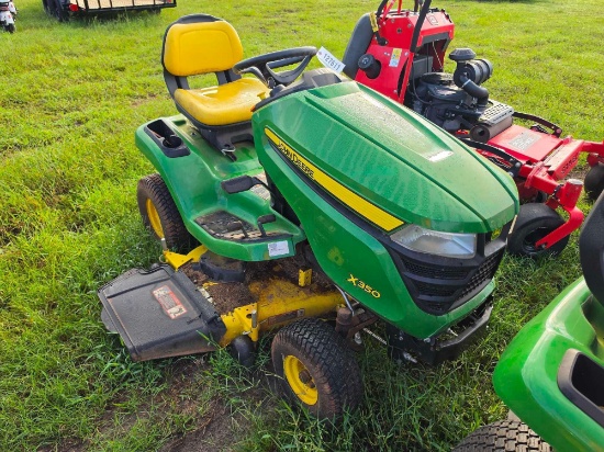 117 - John Deere X350 Riding Mower