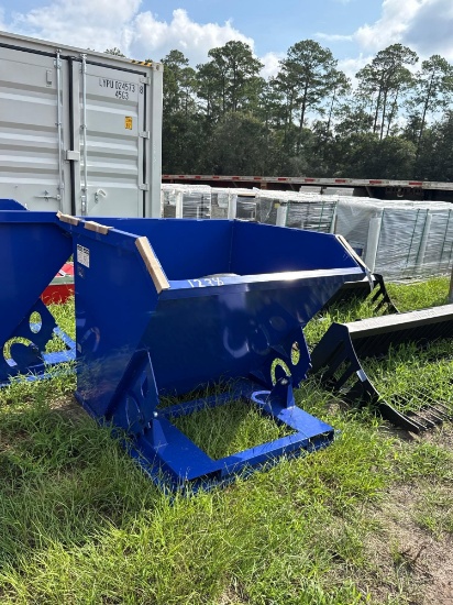 1238 - ABSOLUTE - 1 CU YD SALF-DUMPING HOPPER