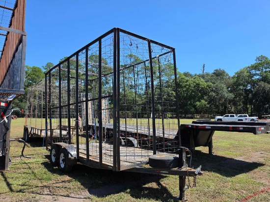 1267 - 7 X 16 X 10 Pinestraw Trailer *