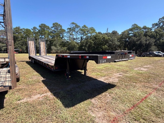 1269 - 8' X 40' Homemade Equipment Hauler *