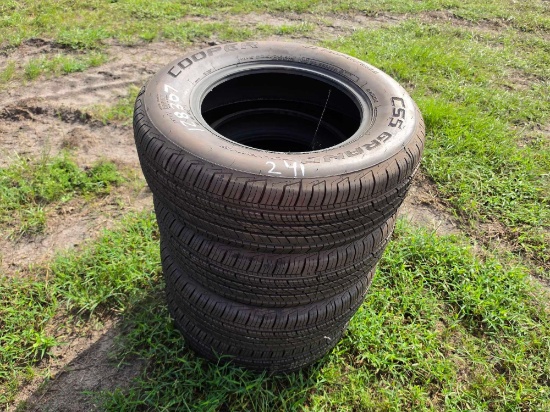 241 - (4) NEW/UNUSED COOPER M+S TIRES