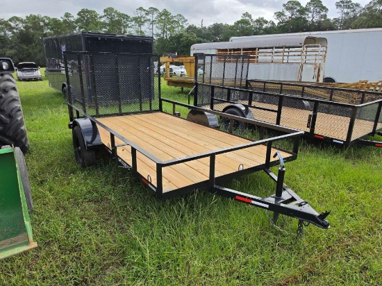 306 - ABSOLUTE - NEW 6'4" X 12' TRAILER *