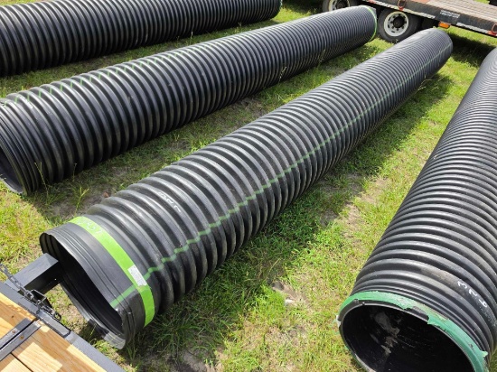 327 - 24" X 20' Corrugated Plastic Pipe
