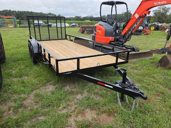 340 - Absolute - New 76" X 16' Trailer *