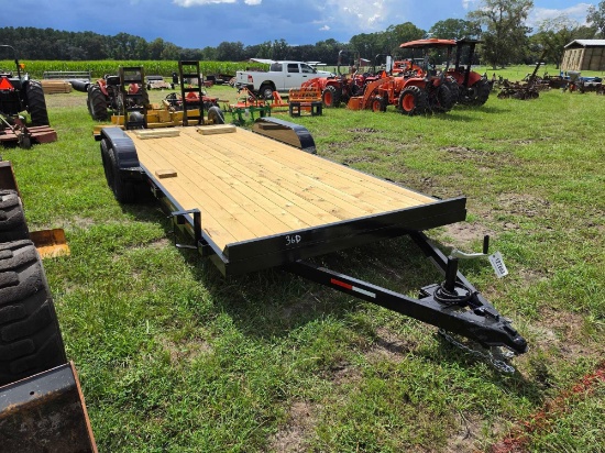 360 - ABSOLUTE - NEW 82" X 20' DOVETAIL TRAILER *