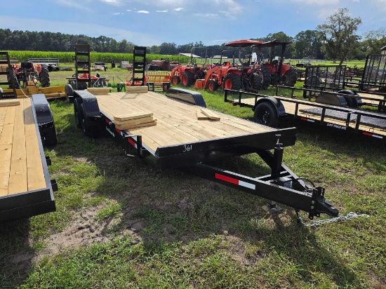 361 - ABSOLUTE - NEW 82" X 20' DOVETAIL TRAILER *