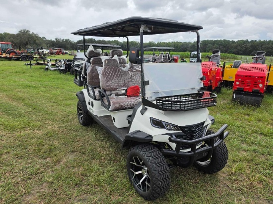 433 - NEW HQ100 6 PASSENGER GOLF CART