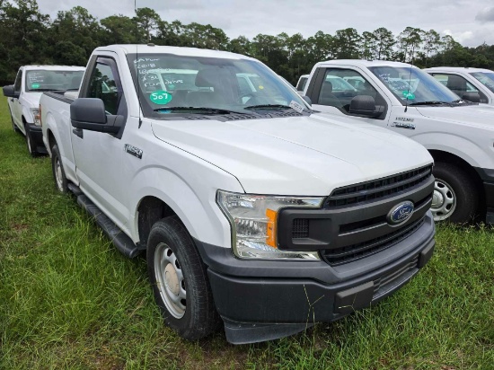 507 - ABSOLUTE - 2018 FORD F150 XL *