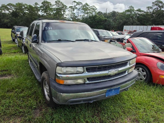 589 - COURT ORDER - 2001 CHEVY TAHOE *