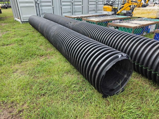 745 - 24" X 23' Corrugated Plastic Pipe