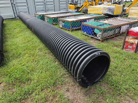 746 - 24" X 30' CORRUGATED PLASTIC PIPE