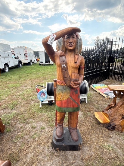 947 - Large Wood Indian