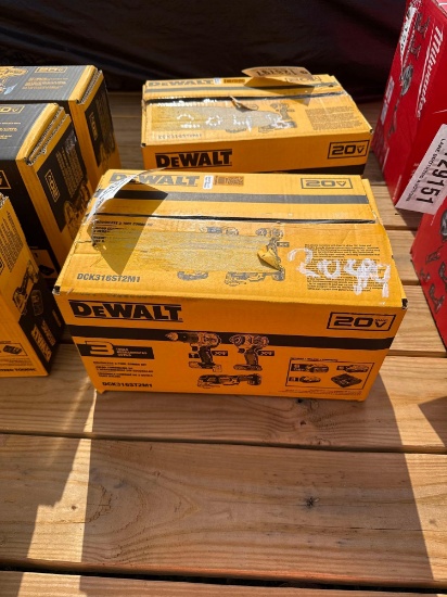 2049 - DEWALT 3 PC TOOL KIT