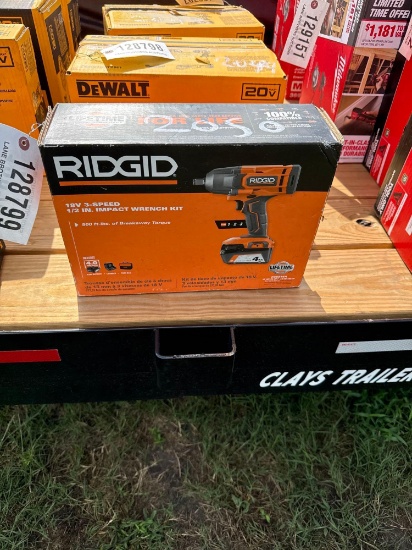 2050 - Rigid 18v 1/2" Drive Impact Wrench