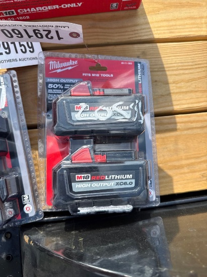 2058 - MILWAUKEE M18 6 AMP BATTERIES